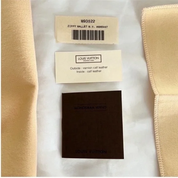 NWT Louis Vuitton Zippy Wallet Monogram Vernis, Amarante - Picture 12 of 15